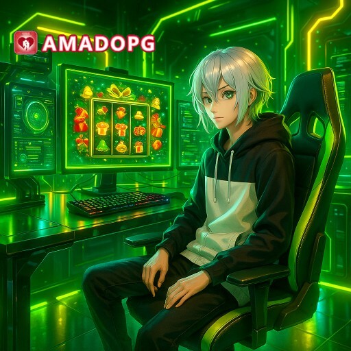 Imagem promocional da AMADOPG mostrando a plataforma e suas vantagens